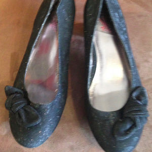 Girl's Youth CANDIES MAL Black Heel Bow Fashion